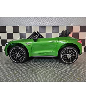 venta COCHE DE NIÑOS MERCEDES SL63 12V VERDE METALIZADO, 4 MOTORES, 1 PLAZA Y MEDIA - INDA329-c4k063